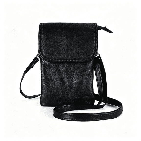 AOMRCOL Genuine Leather Small Crossbody Bags for Women Cell Phone Bag Cross Body Purses,Silver Zipper Crossbody Phone Purse
