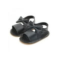 thumbnail image 3 of Lavaport Newborn Baby Girl Summer Sandals Anti-slip Prewalker Kids Soft Sole Crib Shoes 0-18M, 3 of 4