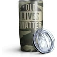 thumbnail image 2 of Old Lives Matter Tumbler for Mens 50th 60th 70th 80th Birthday Gift,Stainless Steel Coffee Mug 20 oz, 2 of 6