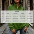 thumbnail image 4 of Horkkom Quarter Zip Pullover Women Solid Color Collared Sweatshirts Loose Comfy Sweatshirt with Pockets M, 4 of 8