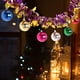 thumbnail image 5 of Christmas Decoration Rattan Flower Ribbon Mood Scene Arrangement Hanging Party Colorful Strip Top Creat Pendant, 5 of 7