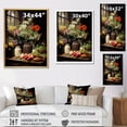 thumbnail image 4 of Designart "Symphony Of French Cheese III" Dairy Floater Framed Canvas Art Print, 4 of 5