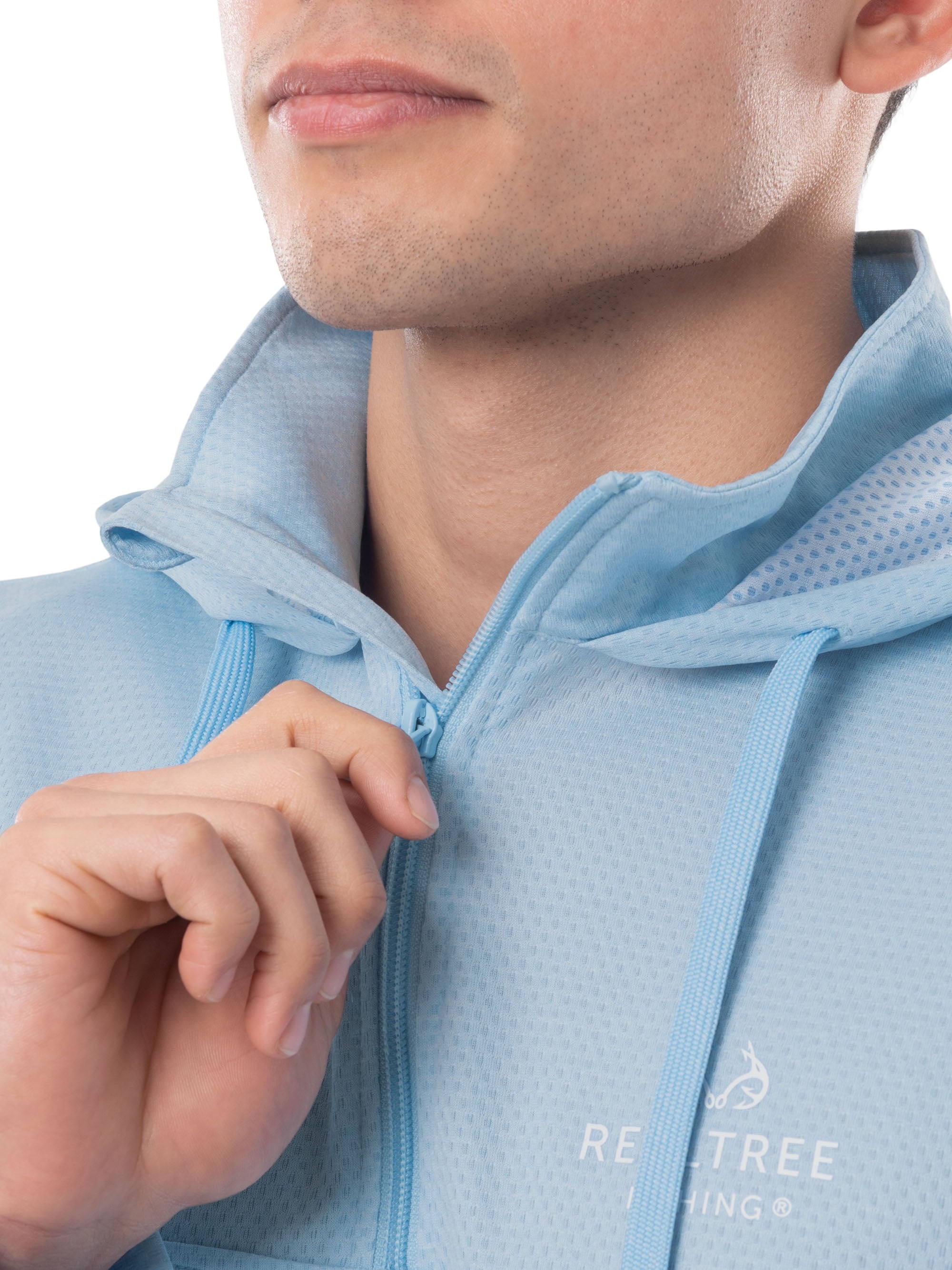 Realtree Men's 1/4 Zip Fishing Hoodie