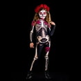 thumbnail image 3 of Disfraz de Halloween para niña y bebé, Cosplay de esqueleto de miedo, Rosa Sexy, mono de vampiro Diablo, fiesta de carnaval, Día de los muertos, 3 of 4