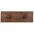 thumbnail image 4 of Premier Copper Products RH2 Hand Hammered Copper Double Robe Hook Oil Rubbed Bronze, 4 of 7
