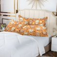 thumbnail image 6 of Cute Bears with Butterflies Plush Pillow Cases Standard Size Ultra Soft Warm Pillowcases with Zipper 20"x26", 6 of 9