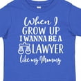thumbnail image 4 of Inktastic Future Lawyer Like Mommy Boys or Girls Toddler T-Shirt, 4 of 5