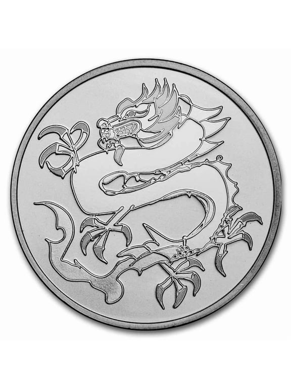 Collectible 1 oz Silver Round - Lunar "Dragon" by D.G. Smalling