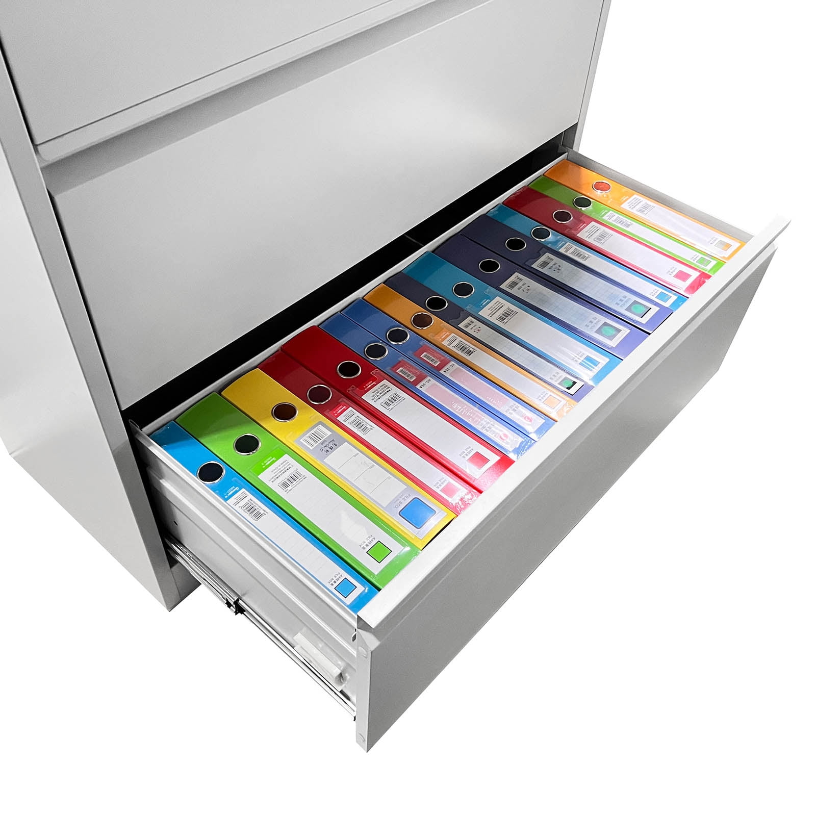 File Cabinet With 4 Drawers, Lock, 2 Keys, Quiet Storage Space Lockable Metal File Cabinet For Home Office, Files Legal, Letter, A4, F4 Size