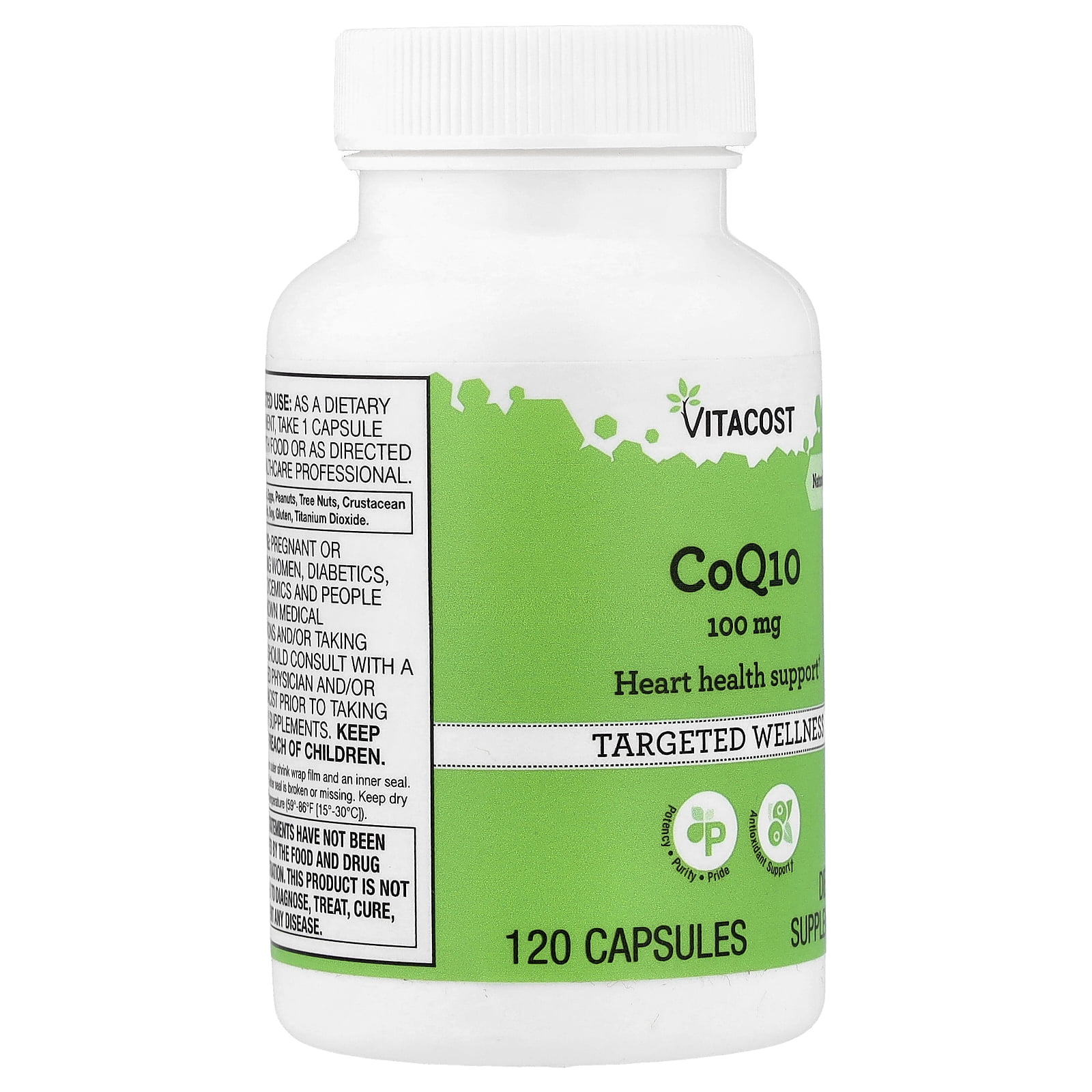 Vitacost CoQ10, 100 mg, 120 Capsules