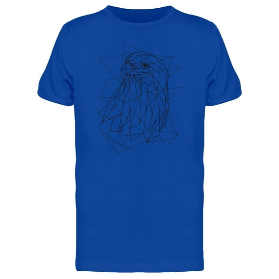 Eagle Made Of Low Poly Art Tee Men's -Image by Shutterstock