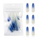 thumbnail image 4 of Punta de uñas postizas DIY: 72PCS Uñas postizas francesas con brillo degradado Uñas artificiales, 4 of 8