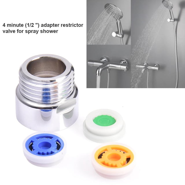 Limitador de caudal de ducha, limitador de caudal de ducha con ahorro de agua de ducha para cabezal de ducha, limitador de reducción de potencia para cocina y baño, creado con maestría