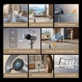 thumbnail image 2 of DREAME Bladeless Tower Fan, Smart Standing Fan with 270° Spatial Airflow for Whole-Room Circulation, 59ft/s High Velocity, 10 Speeds 3 Modes, Temperature-Adaptive Airflow,Silver, 2 of 11