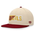 thumbnail image 3 of Men's Top of the World Khaki Arizona State Sun Devils Goalaso Snapback Hat, 3 of 4