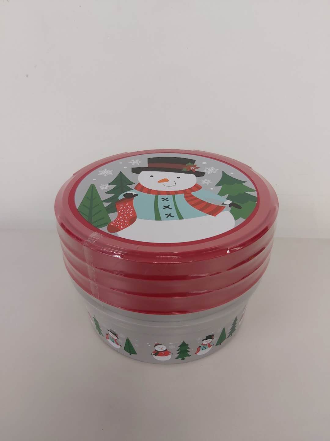Holiday Time Cookie Container 3PK, Gingerbread