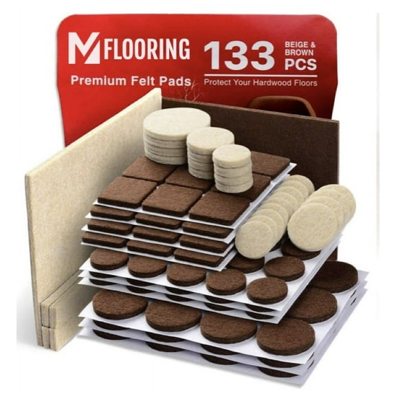 MinnARK Premium Felt Pads - 133 pc - asst