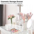 thumbnail image 3 of Stackable Storage Drawer, Large Organizer, Transparent Plastic Storage Organizer, Drawer Design Storage Box, Home Office Stationery Clothing Cosmetics Food, 3 of 7