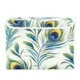 thumbnail image 7 of Yayeee Collapsible Cube Storage Bin with Lid Fabric Closet Decorative Basket with Handles, Peacock Feather, 7 of 7