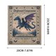 thumbnail image 3 of Punto de cruz, criaturas mágicas, exquisita decoración para el hogar, dragones, juego de bordado, adornos decorativos, suministros de costura, kit de bordado, manualidades para adultos, punto de cruz,, 3 of 5