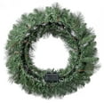 thumbnail image 7 of Scottsdale Pine Color-Changing Pre-Lit LED Battery Powered Christmas Wreath with Timer, Green, 24", by Holiday Time, 7 of 7