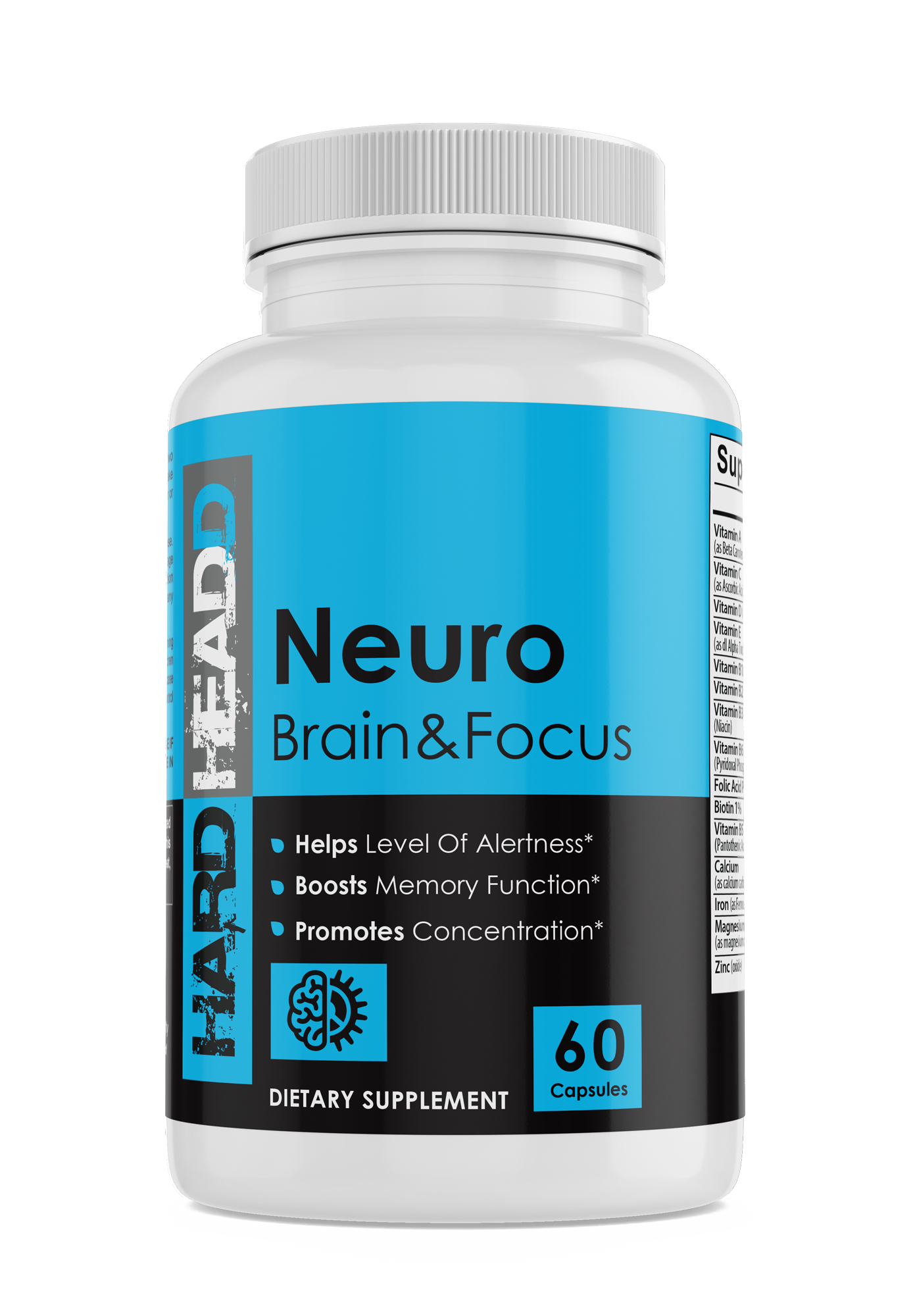 Neuro Brain Supplement Vitamin Booster - Improve Memory, Focus \u0026 Mental ...