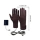 thumbnail image 2 of Guantes calefactables sin dedos Guantes recargables USB – Calentador de manos portátil para invierno para hombres, mujer, material suave y transpirable, ajuste ajustable, uso interior y exterior, 2 of 5