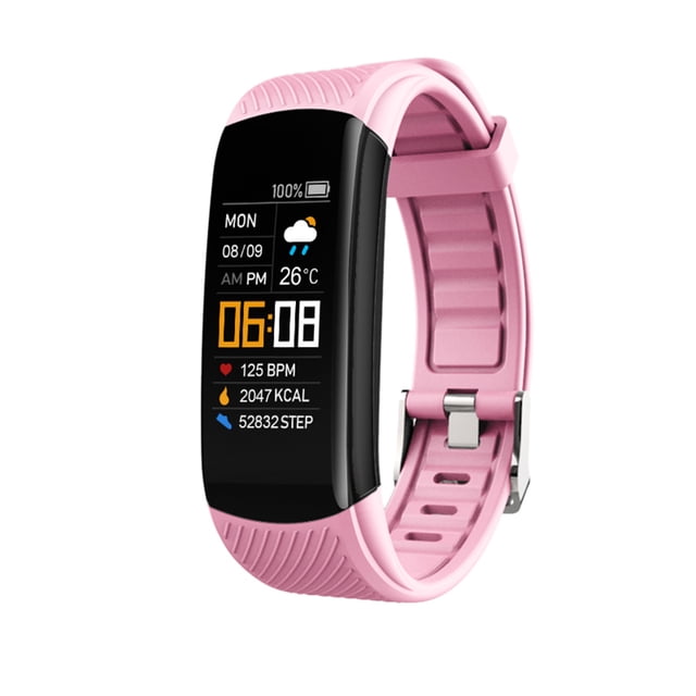 Pulsera deportiva inteligente C5 con pantalla táctil única TFT de 0,96 pulgadas y Bluetooth 4,0, IP67