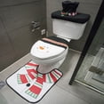 thumbnail image 4 of Fundas de asiento de inodoro de Navidad, tapete de baño creativo de Papá Noel, suministros de Navidad para el hogar, decoración de regalo de Año Nuevo, lindo, nuevo, 4 of 4