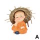 thumbnail image 2 of Mini Brazil Lucky Wood with Monk Ornament, Brazilian Lucky Wood for Home Decor & Good Luck Charm, 2 of 5