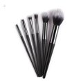 thumbnail image 1 of sistema de cepillo cosmético de los cepillos del maquillaje de la manija larga del pelo profesional del cepillo de la fibra 6pcs, 1 of 8