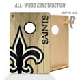 thumbnail image 5 of YouTheFan NFL New Orleans Saints 2' x 3' Cornhole Game, 5 of 6