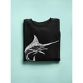 thumbnail image 3 of Marlin Fish Design Sweatshirt Men -Image by Shutterstock, Male 3X-Large, 3 of 4