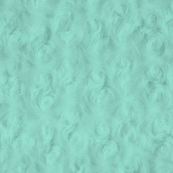 Mint Minky Rosebud Cuddle- By The Yard- 58"/60" 100% Polyester Lap Blankets and Throws, Apparel, Home Decor, Quilting, Craft and DIY Project.