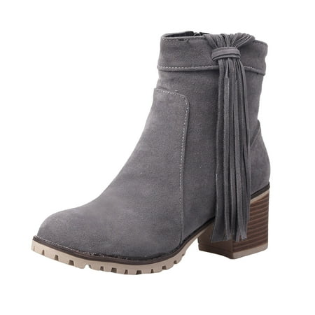 

Sentuca Snow Boots Autumn And Winter Round Toe Fashion Warm Furry Short Boots Large Size Boots Women s Boots
