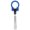 Blue, variant on JDM Style Tow Hook, Screw,On Racing Towing Ring, M24x3 Thread, Front/Rear Mount, Metal Construction