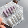 thumbnail image 3 of opvise Nail Color Plate Shell Pattern Displaying Non-Fading Natural Palette Display Plate Mixing Tool for Manicure, 3 of 8