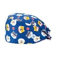 thumbnail image 1 of Gorro exfoliante perfecl para enfermeras Algodón Estampado Ajustable, 1 of 8