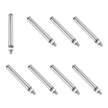 

Uxcell 8Pcs M6 x 90mm Expansion Screw Bolts Sleeve Anchoring Fastener for Wall Concrete Brick Walls Drywall Silver