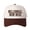Brown, variant on MILLENNIAL MOM MODE Letter Embroidered Color Block Trucker Hat Unisex Adjustable Cotton Breathable Fashion Cap for Travel Daily Wear