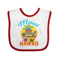 Inktastic Maui Hawaii Vacation Tiki Boys or Girls Baby Bib