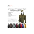 thumbnail image 4 of Specien Adult Hooded Full Covered Zipper Fleece Sweatshirt Jacket, 4 of 4