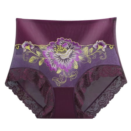 Kcodviy Womens Lace Underwear Plus Size Panties Sheer Hipster Panty For Ladies Shorts Underwear for Women Absorbent Underwear Women Ladies Panties Size 9 Japanese Bikini Panties Nylon Bikini Pant