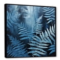 thumbnail image 2 of Designart "Elegance Amidst Blue Ferns IV" Ferns Floater Framed Wall Decor, 2 of 5
