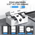 thumbnail image 4 of Ooiloln 4x6 Thermal Label Printer Monochrome Thermal Label Maker, 4 of 6