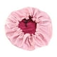 thumbnail image 4 of Sleep Cap Satin Cap Yinane Turbantes de Cabello Suave Rojo vino, 4 of 5