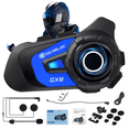 thumbnail image 1 of Intercomunicador Audífonos BLOOSOM Bt5.1 para casco 1500m IP67 FM negro/azul, 1 of 4