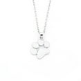 thumbnail image 1 of facefd Collier Empreinte de Patte de Chat et Chien Pendentif Long Mignon Chaîne Délicate pour Femmes, 1 of 5