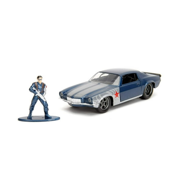 Jada Toys - 1:32 Marvel: Avengers - '73 Chevrolet Camaro with Winter Soldier Figure
