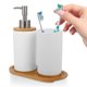 thumbnail image 4 of 1 juego de accesorios de baño, soporte para cepillo de dientes, taza, dispensador de jabón, 4 of 7